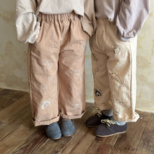 Load image into Gallery viewer, C83913PA-Spring children's embroidered casual straight trousers