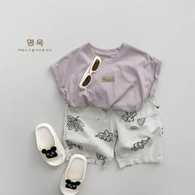 Load image into Gallery viewer, 88072SE-Summer simple and versatile Korean retro short-sleeved cotton top