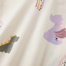 Load image into Gallery viewer, 9297SE-Summer European and American children's dinosaur casual print short-sleeved top