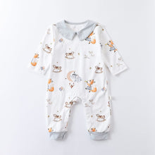 Load image into Gallery viewer, <Taiwan Pavilion> D23265LS-Autumn and winter doll collar cute printed body crawling clothes