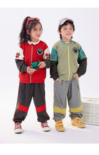 Load image into Gallery viewer, JX3207SE-Autumn Waffle 5A Antibacterial Baseball Long Sleeve Zipper Jacket