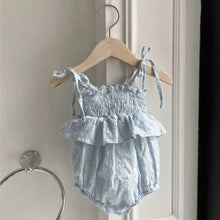 Load image into Gallery viewer, Y9446LS-Summer suspender jacquard cake skirt