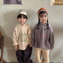 Load image into Gallery viewer, Q83250SE- Spring and Autumn Loose Plus Velvet Hooded Top