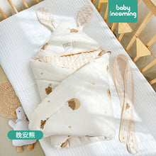 Load image into Gallery viewer, 6054AC-Big rabbit ears newborn anti-startle swaddle