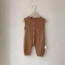 Load image into Gallery viewer, Y9338LS-Spring and Autumn Baby Pocket Open-Chest Sleeveless Bodysuit
