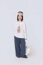 Load image into Gallery viewer, BB2620PCW-秋日趣味兔子印花長袖上衣