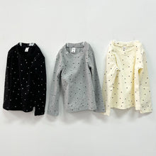 Load image into Gallery viewer, <Taiwan Pavilion> BB2442PCW-Autumn Girls Japanese Style Small Polka Dot Printed Long Sleeve Parent-Child Top