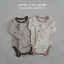Load image into Gallery viewer, D23307TG-Autumn and winter cotton baby bodysuit two-piece set