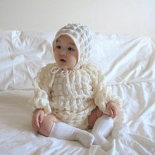 Load image into Gallery viewer, Y9318LS-2023 Spring and Summer Bubble Woven Waffle Baby Onesie Girl Spring Clothes Climbing Clothes Newborn Bodysuit