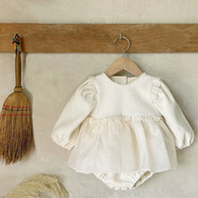 Load image into Gallery viewer, Y93101LS-Spliced Fashion Plush Lace Skirt Jumpsuit + Hat (Pre-sale Delivery in Early December)