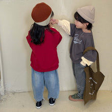 Load image into Gallery viewer, Q83013SE- Spring and Autumn Children's Fake Two-Piece Long-Sleeved Top
