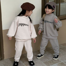 Load image into Gallery viewer, D83577TG-Autumn Half-High Collar Sweater Children's Set