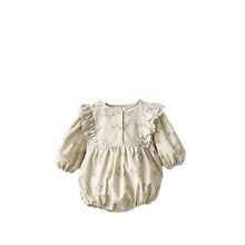 Load image into Gallery viewer, Y9309LS-Autumn Puff Sleeve Small Floral Newborn Baby Clothes