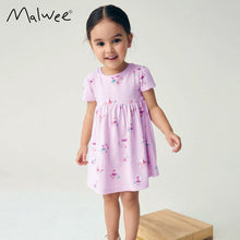 Load image into Gallery viewer, 9314DS-Summer European and American children's round neck short-sleeved casual dress