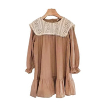 Load image into Gallery viewer, Y6307DS-Spring Girls Lace Large Lapel Princess Dress