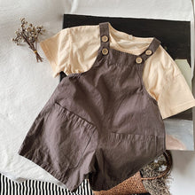 Load image into Gallery viewer, 2133LS-Summer Korean cotton breathable thin overalls