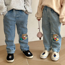 Load image into Gallery viewer, C83920PA-Fashionable cartoon casual jeans for boys and girls