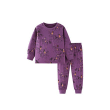 Load image into Gallery viewer, 8739TG-Autumn malwee European and American children's round neck riding long-sleeved top + trousers two-piece set