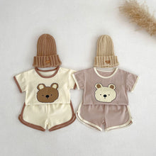 Load image into Gallery viewer, k2720TG-Infant summer top + shorts two-piece casual suit