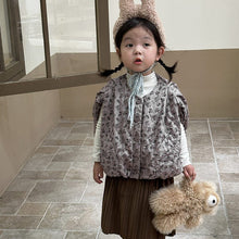 Load image into Gallery viewer, D82221SE-Autumn and winter Korean style padded floral vest