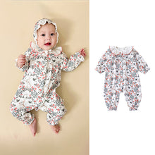 Load image into Gallery viewer, <Taiwan Pavilion> D23256LS-Autumn doll collar cotton forest long-sleeved romper (without hat)