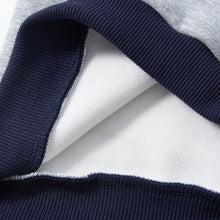 Load image into Gallery viewer, HC1109SE-Little maven cartoon contrast color hooded long-sleeved plus velvet sweatshirt