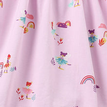 Load image into Gallery viewer, 9314DS-Summer European and American children's round neck short-sleeved casual dress