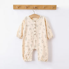 Load image into Gallery viewer, D23276LS- Cotton newborn baby long-sleeved pajamas crawling clothes