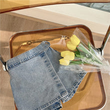 Load image into Gallery viewer, 80D134PA-Korean style fake two-piece summer fashion denim skirt pants