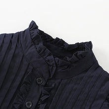 Load image into Gallery viewer, A2429DS-Summer European and American children's pure black casual short-sleeved dress