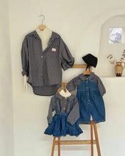 Load image into Gallery viewer, Y9622LS-春夏季嬰兒單排扣背帶長版連身爬服&兩件套&三件套