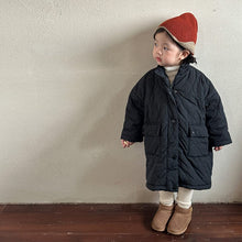 Load image into Gallery viewer, D83303SE-Winter medium-length solid color thick warm water-repellent jacket