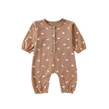 Load image into Gallery viewer, D23276LS- Cotton newborn baby long-sleeved pajamas crawling clothes