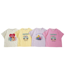 Load image into Gallery viewer, 24035SE-Spring and Summer Korean Short Sleeve Cotton Bear Printed T-shirt