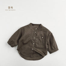 Load image into Gallery viewer, 23066SE-Summer ramie cotton light breathable sunscreen shirt