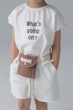 Load image into Gallery viewer, BB-2421TG-Japanese style raw edge printed sleeveless T-shirt shorts set