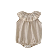 將圖片載入圖庫檢視器 62216DS-夏季花邊領無袖包屁衣&連身裙