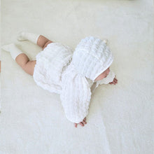 Load image into Gallery viewer, Y9318LS-2023 Spring and Summer Bubble Woven Waffle Baby Onesie Girl Spring Clothes Climbing Clothes Newborn Bodysuit