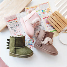 Load image into Gallery viewer, 122702AC-Winter PREEN same style three-dimensional ears children's thick warm snow boots