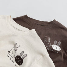 Load image into Gallery viewer, 23058SE-Korean cute rabbit children's short-sleeved top