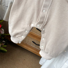 Load image into Gallery viewer, M2517045LS-秋季嬰幼兒立體娃娃排釦連體長袖爬服