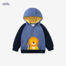 Load image into Gallery viewer, HC1105SE-Little maven autumn and winter children's pullover plus velvet warm jacket