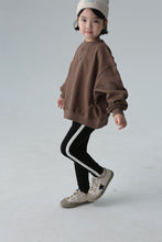 Load image into Gallery viewer, BB2436PA-Autumn Japanese style girls' side striped leggings