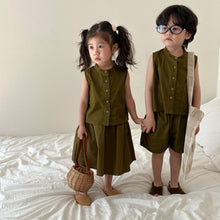 Load image into Gallery viewer, X85252TG-Summer brother and sister leisure cotton children's suit