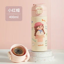 Load image into Gallery viewer, 6145AC-Cartoon 316 stainless steel portable and shatterproof children's bouncing thermos cup