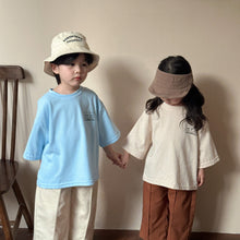 Load image into Gallery viewer, X83692SE-Summer pure cotton children's loose short-sleeved top