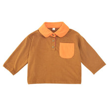 Load image into Gallery viewer, Q83222SE- Spring and Autumn Pure Cotton Children's Long Sleeve Bottom Polo Shirt