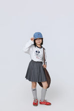 Load image into Gallery viewer, BB2617PCW-秋日美式卡通插肩袖上衣