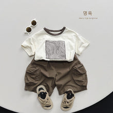 Load image into Gallery viewer, 23085PA-Summer pure cotton thin workwear cropped trousers