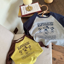 Load image into Gallery viewer, D3795SE-Children's contrasting cartoon trendy T-shirt